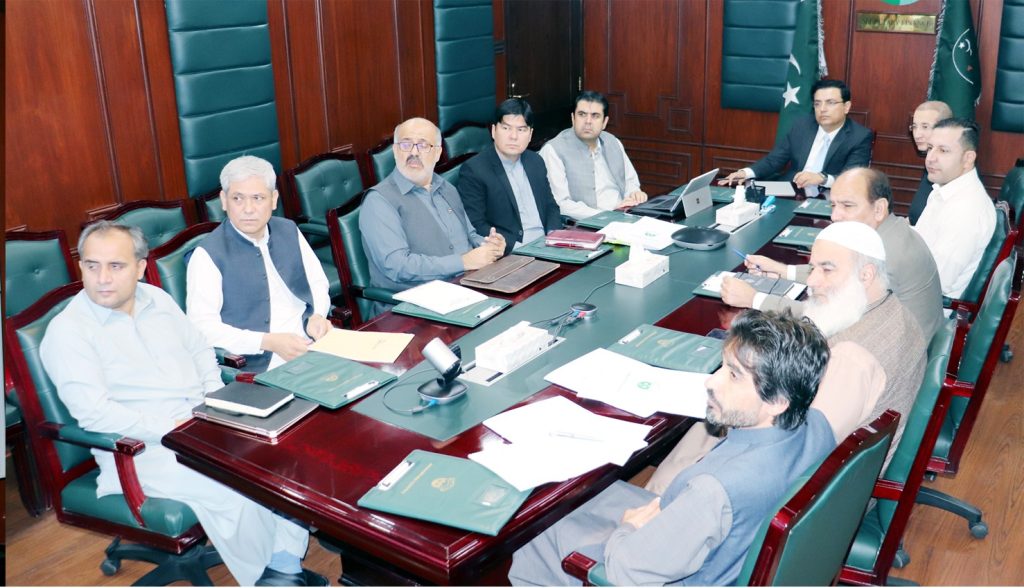 Mr. Imran Zarkoon, Secretary Finance charied a meeting regarding departmenal briefing.