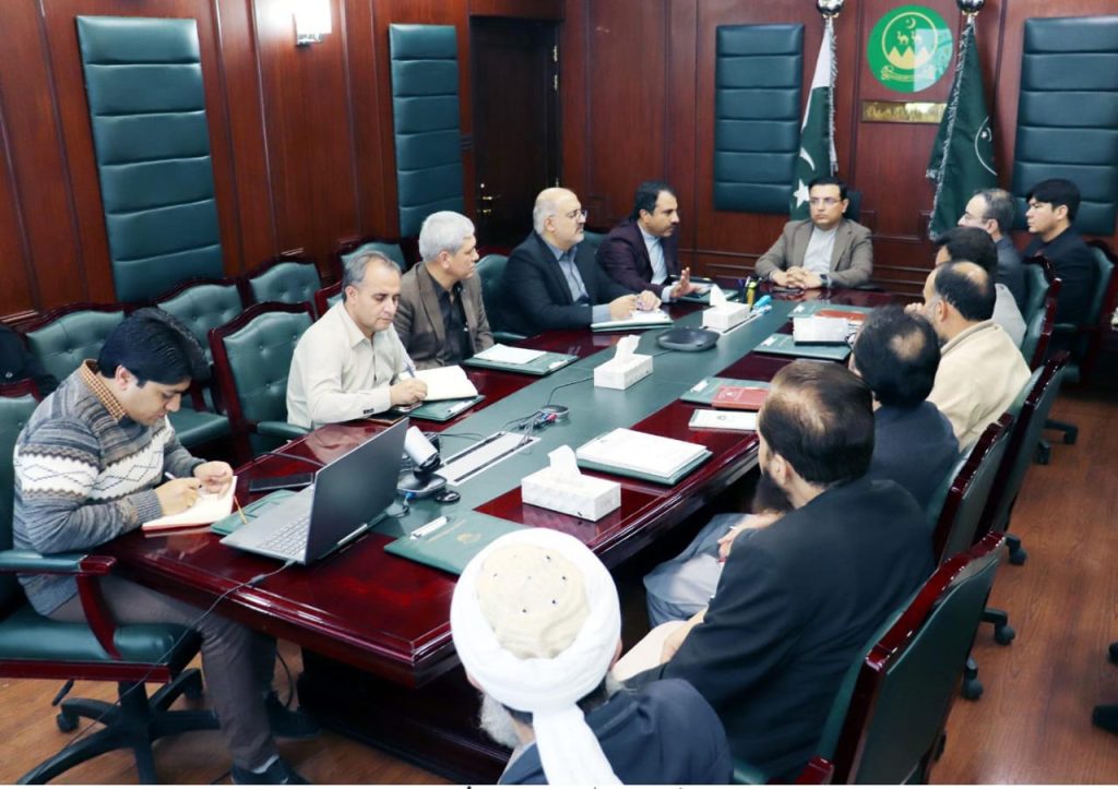 A breifing regarding BPPRA to Secretary Finance by Mr. Muhammad Afzal Khosti, MD BPPRA.