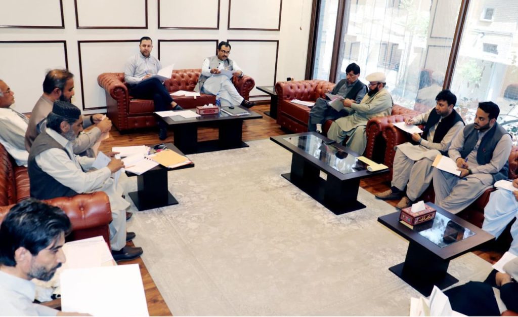 Mr. Jahangir Khan, Special Secretary Finance Department chaired a meeting regarding investment in respct of Balochistan Education Foundation (BEF).